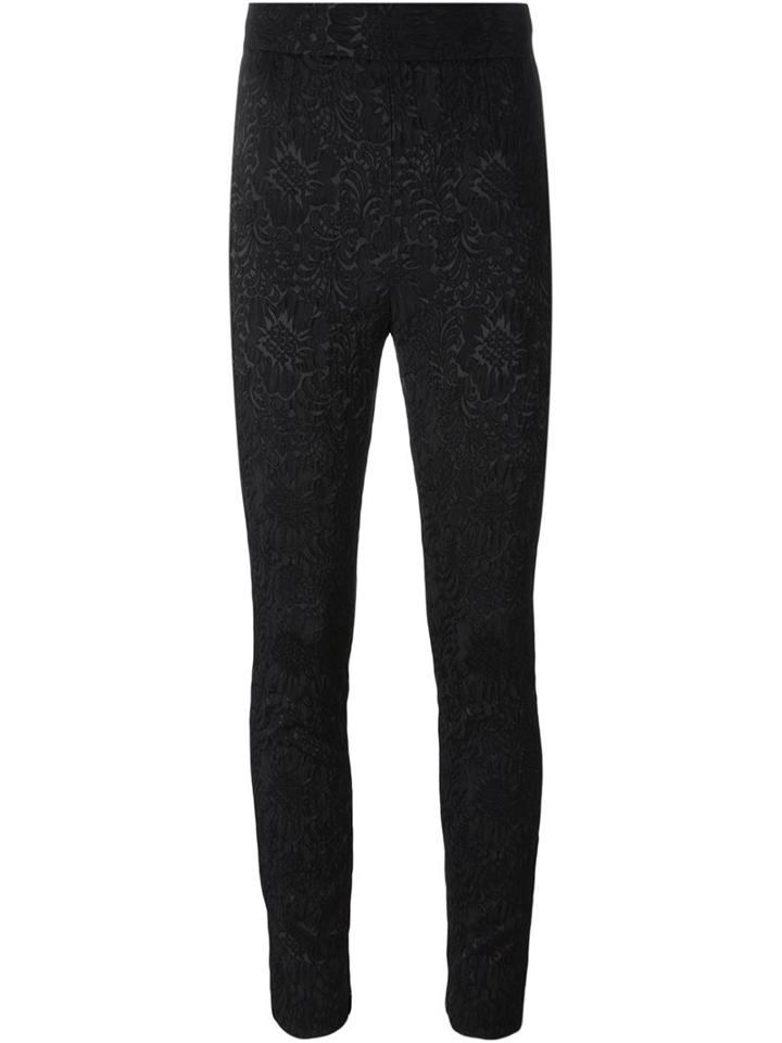 Dolce & Gabbana Jacquard Slim Fit Trousers