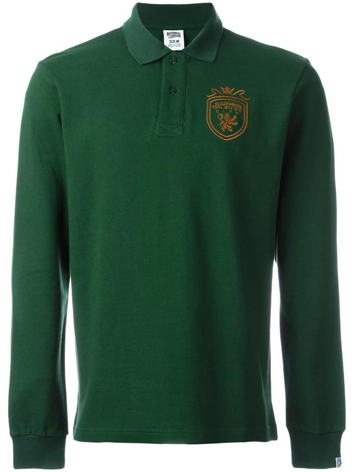 Billionaire Boys Club 'l/s' Polo Shirt, Men's, Size: Small, Green, Cotton