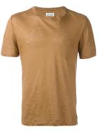 Maison Margiela Chest Pocket T-shirt, Men's, Size: 50, Nude/neutrals, Cotton/ramie