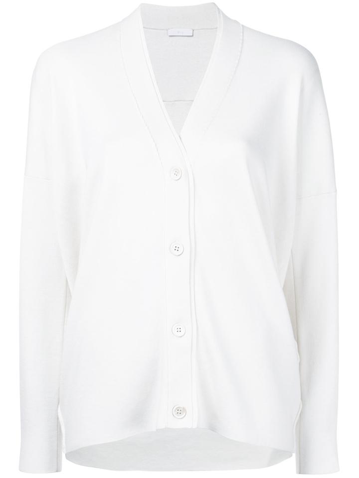 Rito Button Up Cardigan - White