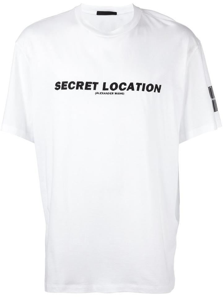 Alexander Wang Secret Location Print T-shirt