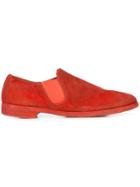 Guidi Slip-on Loafers - Red