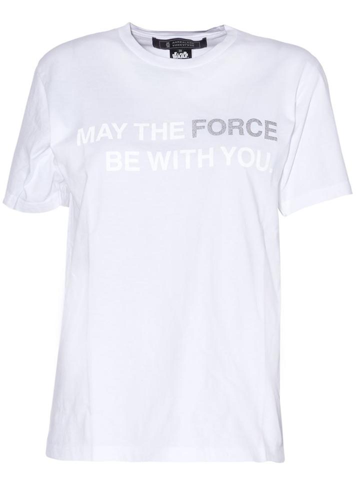 Anrealage 'collection Star Wars' T-shirt, Women's, Size: 40, White, Cotton