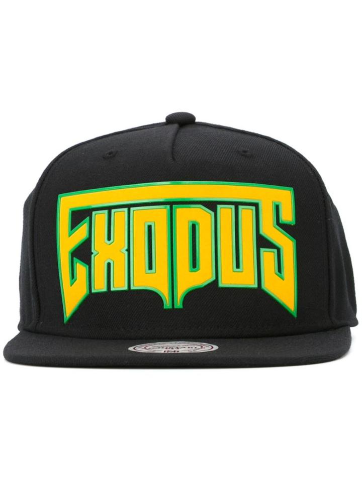 Palm Angels 'exodus' Cap, Men's, Black, Cotton/wool/rubber