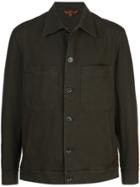 Barena Striped Shirt - Brown