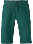 Z Zegna - Deck Shorts - Men - Linen/flax - M, Green, Linen/flax