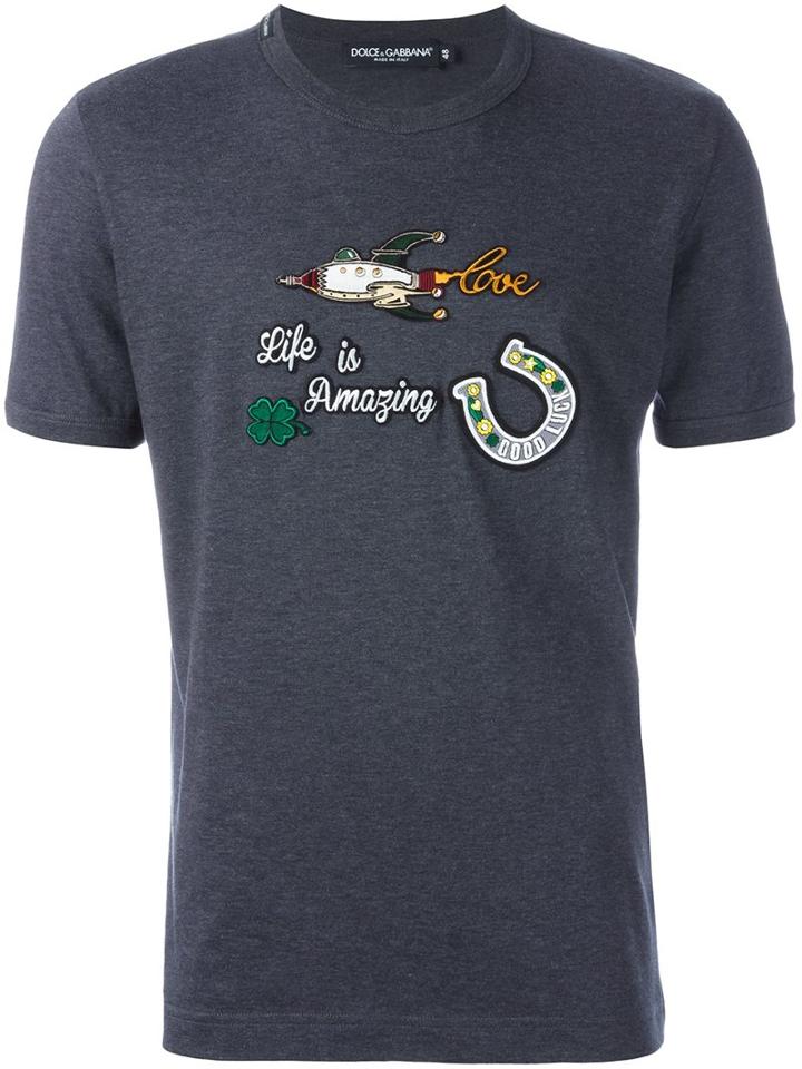 Dolce & Gabbana Patch T-shirt