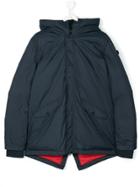 Ai Riders On The Storm Kids Hooded Padded Coat - Blue