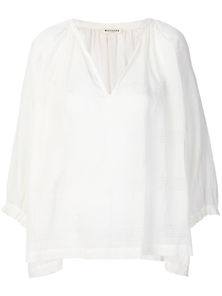 Masscob Tunic Top - White