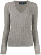 Polo Ralph Lauren Classic Knitted Jumper - Grey