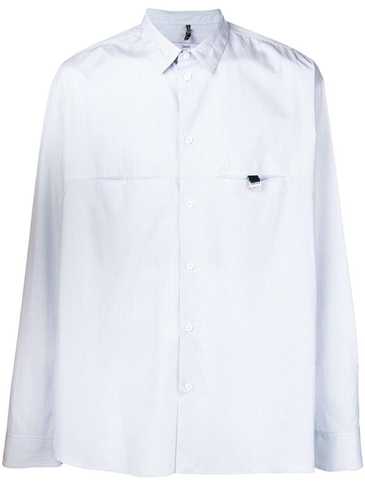 Oamc Micro Striped Shirt - Blue