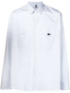Oamc Micro Striped Shirt - Blue