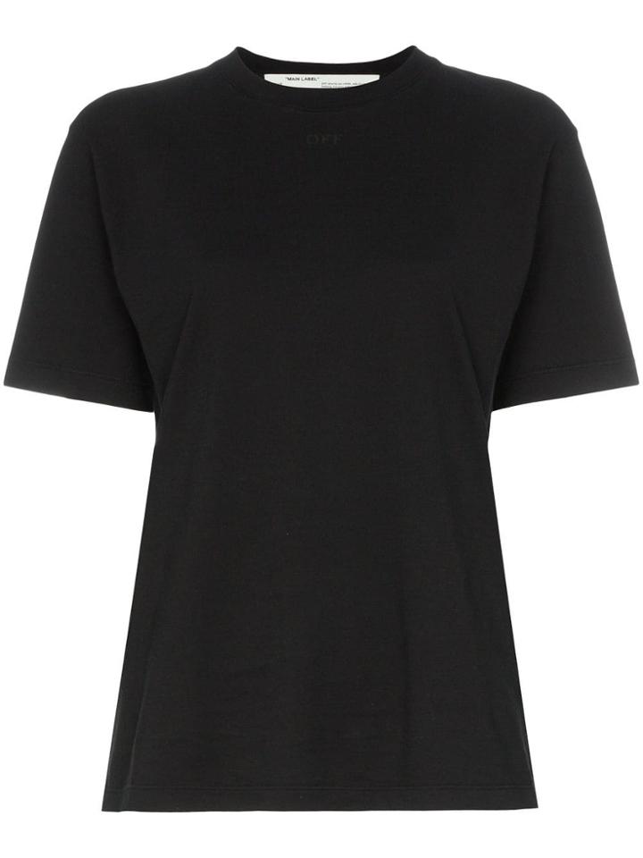 Off-white Tonal Logo Print T-shirt - Black