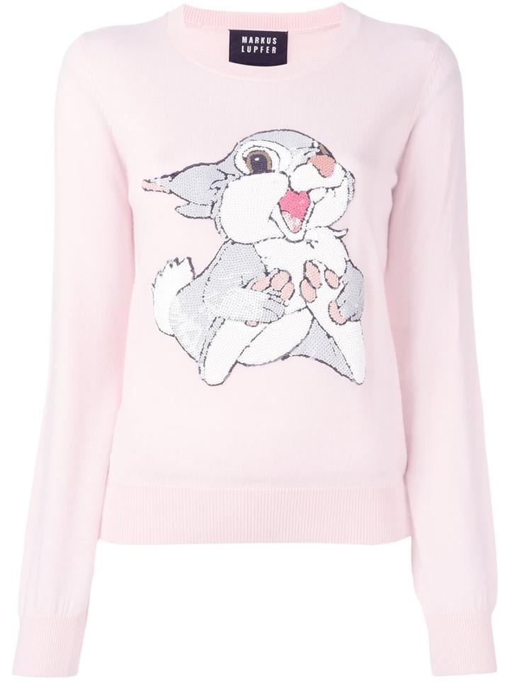 Markus Lupfer 'thumper' Pullover, Women's, Size: Small, Pink/purple, Polyamide/merino
