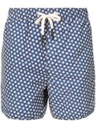 The Upside Patterned Shorts - Blue