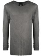 Thom Krom Long Sleeve Top - Grey