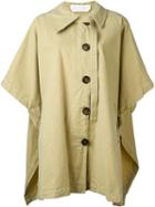 See By Chloé Buttoned Canvas Cape