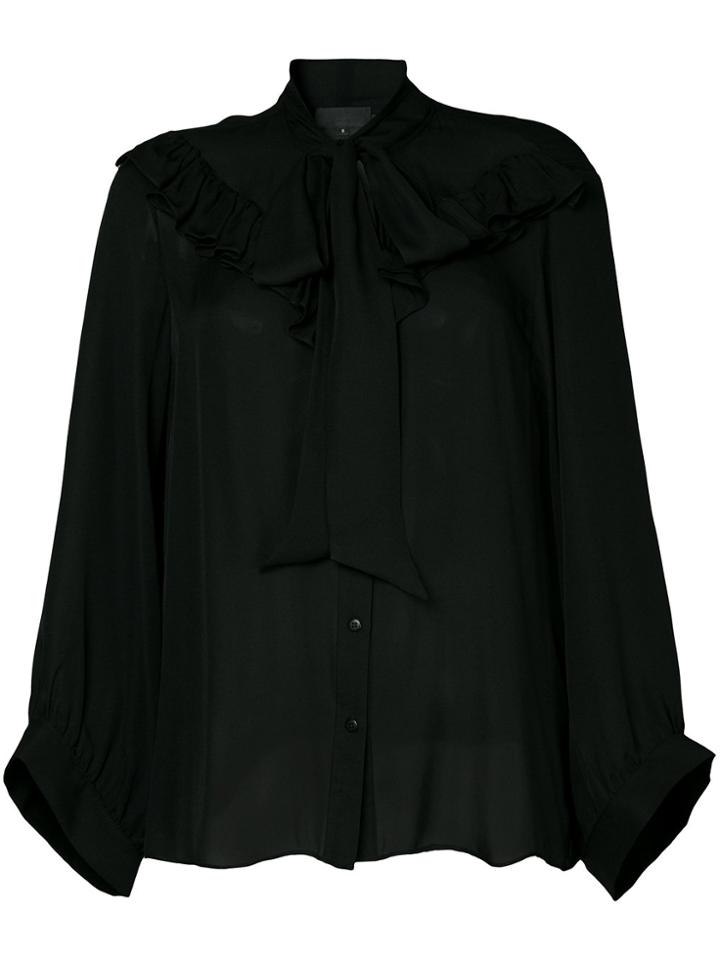 Nili Lotan Vanna Blouse - Black