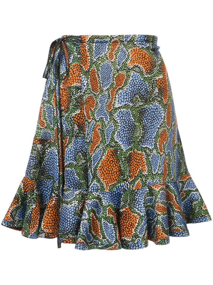 Chloé Graphic Print Skirt - Pink & Purple