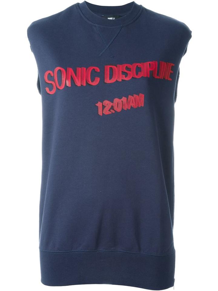 Yang Li 'sonic Discipline' Sleeveless Sweater