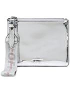 Off-white Mirror Clutch - Grey