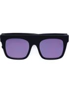 Vera Wang Square Frame Sunglasses, Women's, Black, Acetate