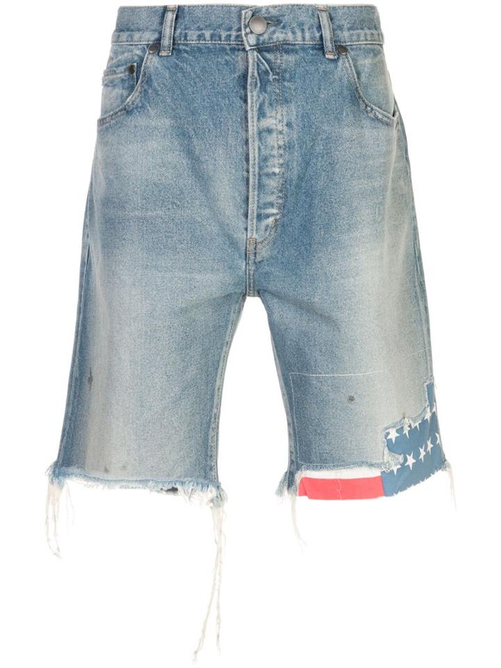 John Elliott Bozeman Denim Shorts - Blue