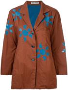 Issey Miyake Vintage Sun Pattern Loose Jacket - Brown