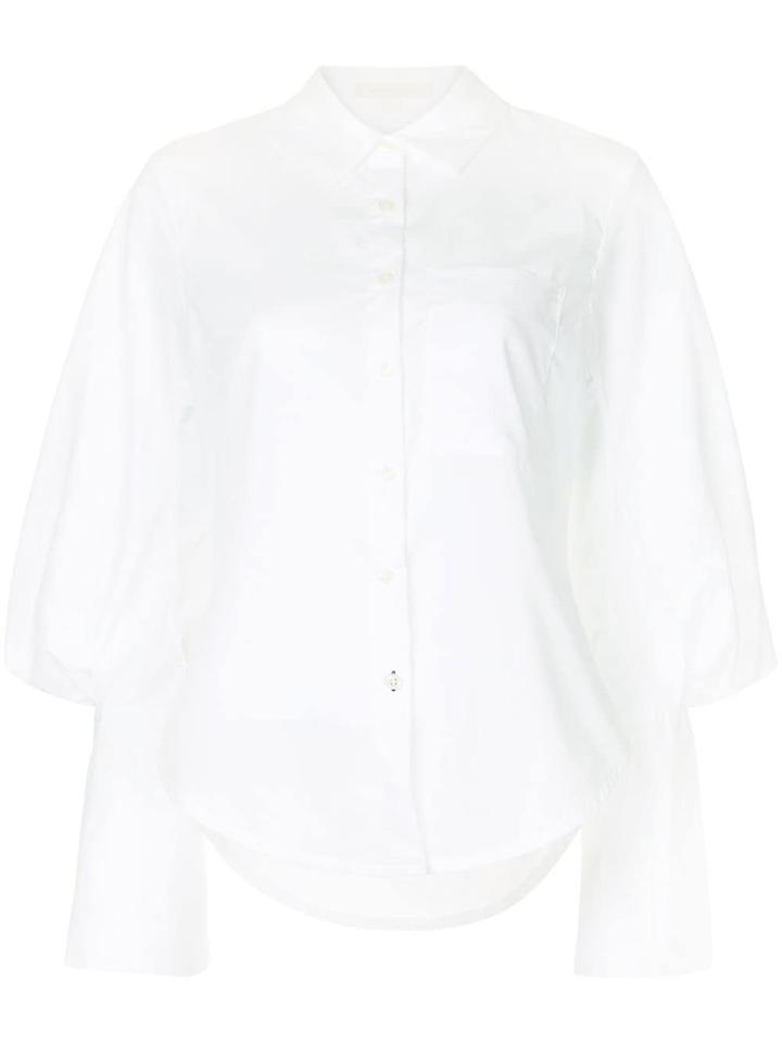 Jonathan Simkhai Loose Flared Blouse - White