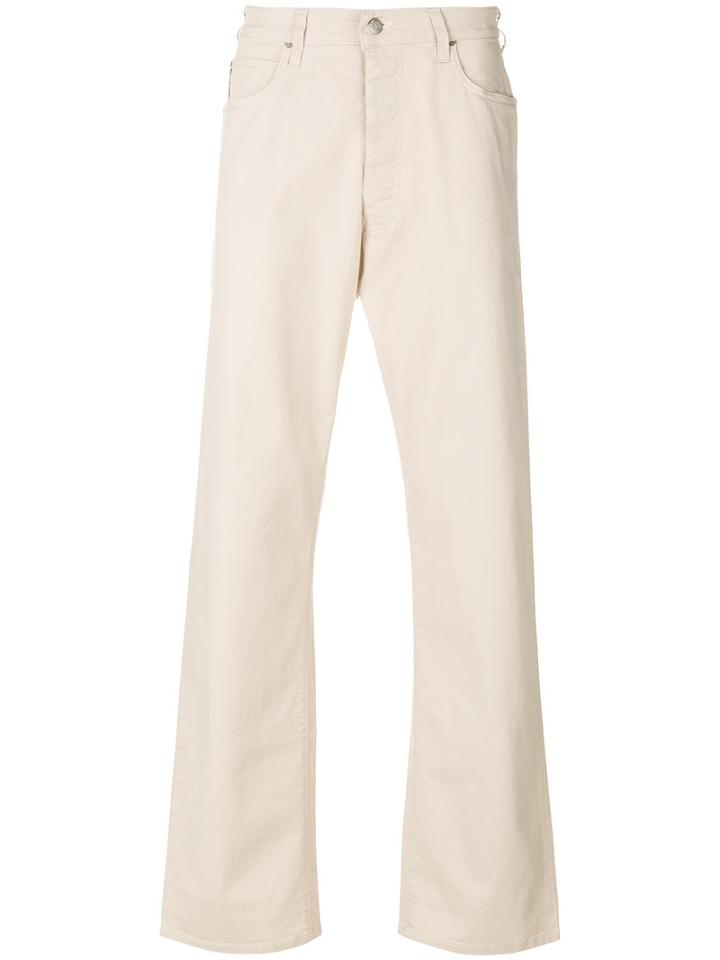 Armani Jeans - Loose-fit Bootcut Jeans - Men - Cotton/spandex/elastane - 32, Nude/neutrals, Cotton/spandex/elastane