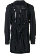 Comme Des Garçons Homme Plus Crinkle Zip-up Hoodie - Blue