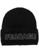 Versace Knit Cap - Black