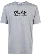Logo Print T-shirt - Men - Cotton - S, Grey, Cotton, Comme Des Garçons Play
