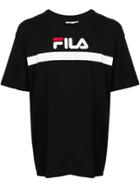 Fila Relaxed-fit Logo Print T-shirt - Black