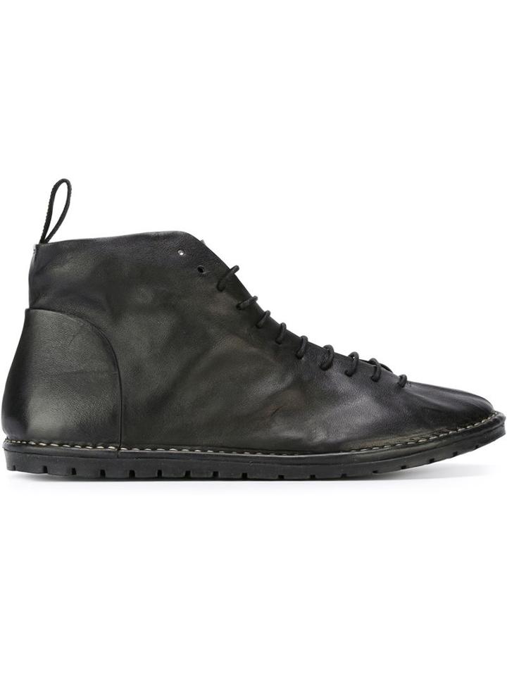 Marsèll Lace-up Boots, Men's, Size: 40, Black, Sheep Skin/shearling/rubber
