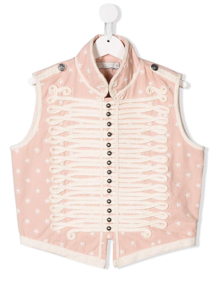 Stella Mccartney Kids Teen Star Embroidered Gilet - Pink