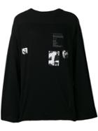 Julius - Printed Longsleeved T-shirt - Men - Cotton - Iii, Black, Cotton