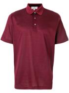 Canali Classic Polo Top - Pink & Purple