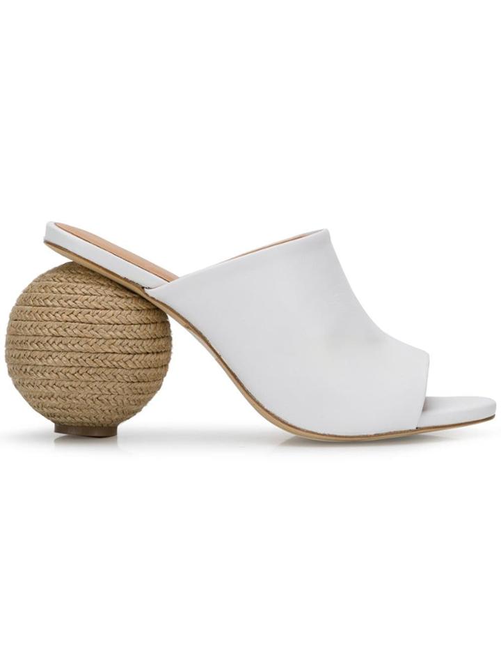 Paloma Barceló Blanche Mule Sandal - White