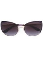 Dolce & Gabbana Eyewear Cat Eye Frame Sunglasses - Pink & Purple