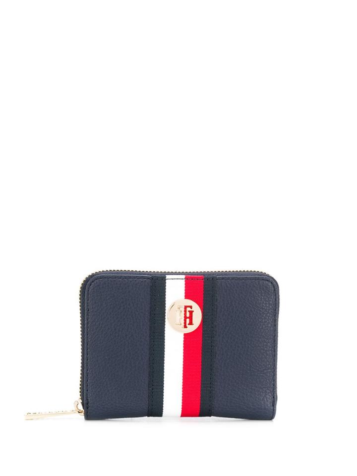 Tommy Hilfiger Logo Stripe Purse - Blue
