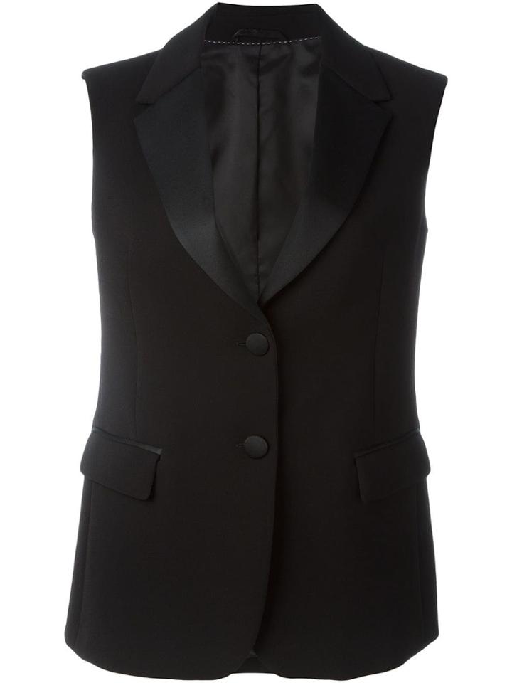 Neil Barrett Shawl Collar Waistcoat - Black