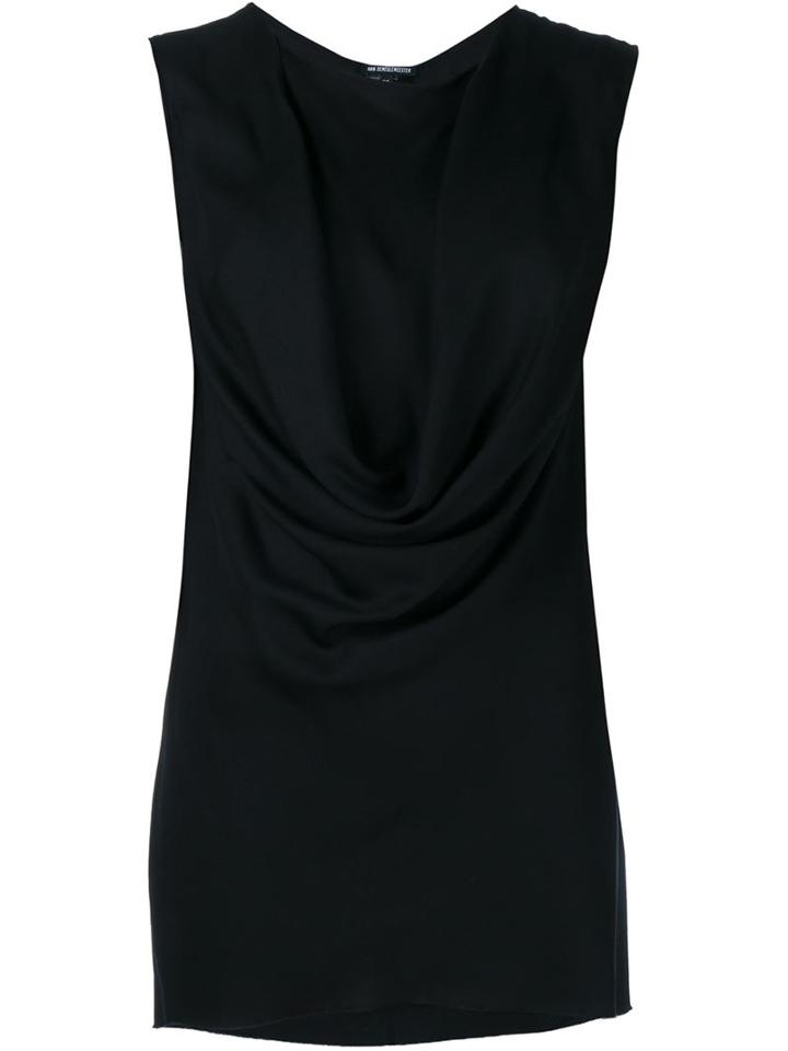 Ann Demeulemeester Sleeveless Draped Top