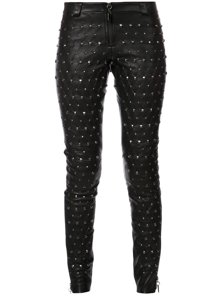 Thomas Wylde Albatross Studded Trousers - Black