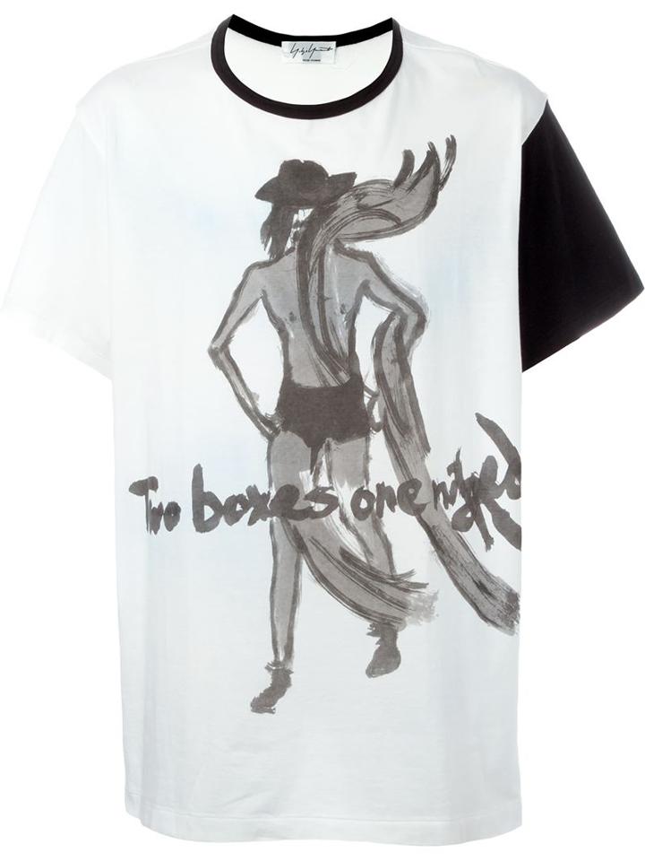 Yohji Yamamoto Front Print T-shirt