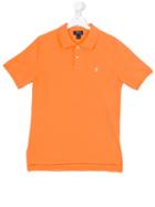 Ralph Lauren Kids - Logo Polo Shirt - Kids - Cotton - 16 Yrs, Yellow/orange