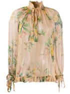 Zimmermann Neck Tie Blouse - Neutrals