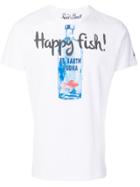 Mc2 Saint Barth Happy Fish Graphic Print T-shirt - White