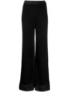 M Missoni Flared Metallized Trousers - Black