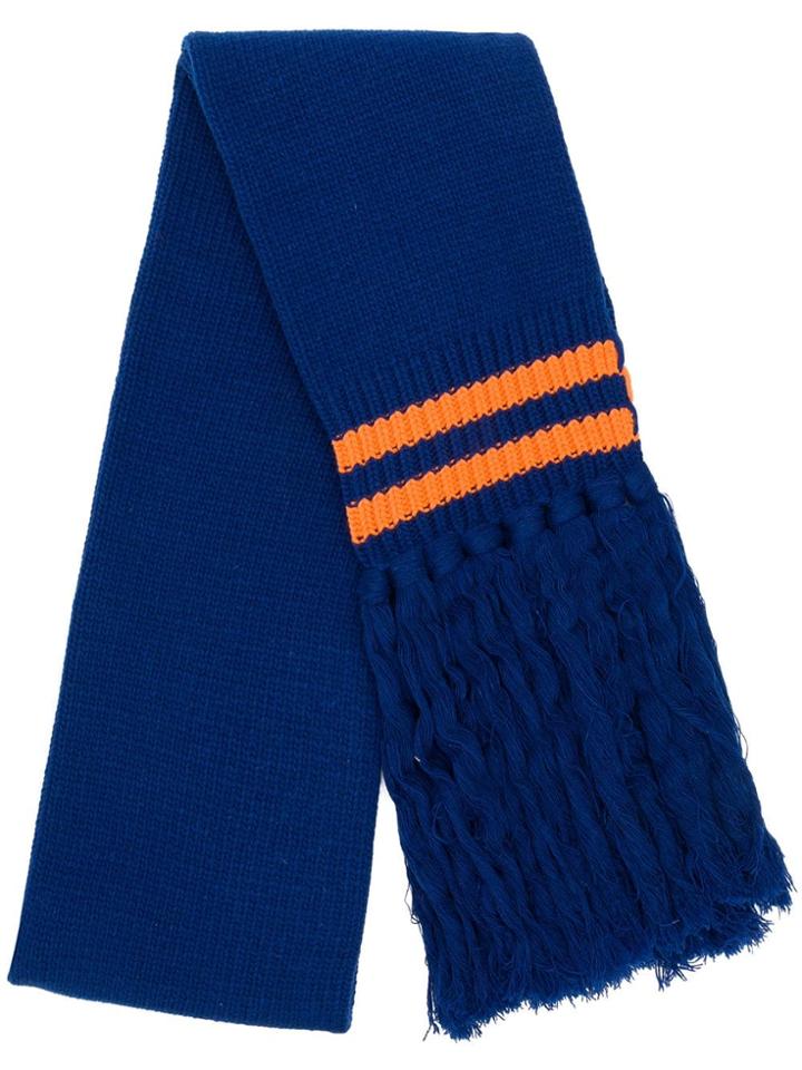 Paura Paura Dpm9001100 White Orange Navy Leather/fur/exotic